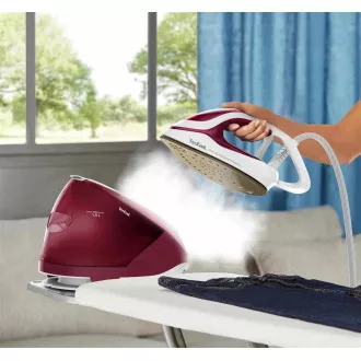 Tefal GV9220E0 Pro Express Protect likalnik, generator pare, navpično parjenje, samodejni izklop, bordo barva