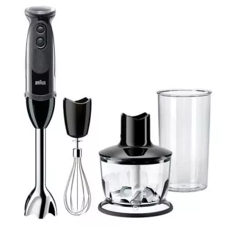 Braun MultiQuick 5 Vario MQ5235BK palični mešalnik, 1000 W, 21 hitrosti, pulzno stikalo, drobilnik ledu, črn Braun MultiQuick 5 Vario MQ5235BK palični mešalnik, 1000 W, 21 hitrosti, pulzno stikalo, drobilnik ledu, črn