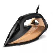 Philips DST7040/80 parni likalnik, 2800 W, samodejni izklop, samočiščenje, škropljenje, zlata / črna
