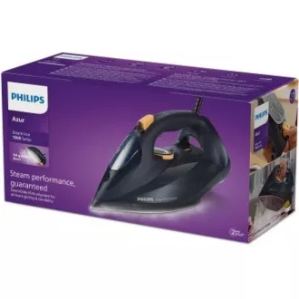 Philips DST7060/20 parni likalnik, 3000 W, samodejni izklop, škropljenje, modra/rumena