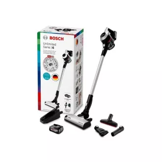 Bosch Unlimited BCS612KA2 palični sesalnik, brez vrečke, s kasetnim filtrom, z baterijo, bel