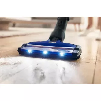 Brezžični sesalnik Philips serije 8000 XC8049/01, palični, LED luč, PowerCyclone 10, moder
