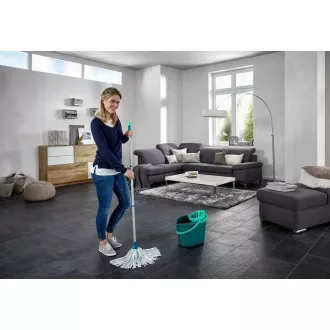 Leifheit 56792 Classic Mop Set Komplet za čiščenje, krtačasti mop, krtačeni mop, vedro