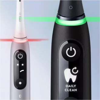 Oral-B iO6 električna zobna ščetka, magnetna, 5 načinov, zaslon, umetna inteligenca, časovnik, črna