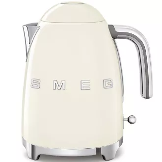 Smeg KLF03CREU električni čajnik, 1, 7 l, (7 skodelic), 2400 W, v slogu iz 50. let prejšnjega stoletja, krem barve