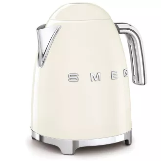 Smeg KLF03CREU električni čajnik, 1, 7 l, (7 skodelic), 2400 W, v slogu iz 50. let prejšnjega stoletja, krem barve