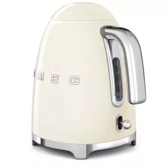 Smeg KLF03CREU električni čajnik, 1, 7 l, (7 skodelic), 2400 W, v slogu iz 50. let prejšnjega stoletja, krem barve