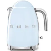 Smeg KLF03PBEU električni čajnik, 1, 7 l (7 skodelic), 2400 W, slog iz 50. let prejšnjega stoletja, pastelno modra