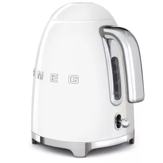 Smeg KLF03WHEU, električni čajnik, 1, 7 l, (7 skodelic), 2400 W, v slogu iz 50. let prejšnjega stoletja, bel