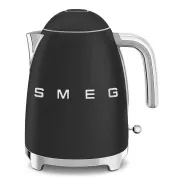 Smeg KLF03BLMEU, električni čajnik, 1, 7 l, (7 skodelic), 2400 W, slog iz 50. let prejšnjega stoletja, mat črna