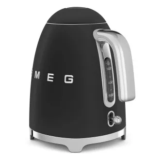 Smeg KLF03BLMEU, električni čajnik, 1, 7 l, (7 skodelic), 2400 W, slog iz 50. let prejšnjega stoletja, mat črna