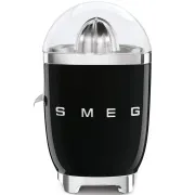 Smeg CJF11BLEU sokovnik za agrume, 70 W, ročni pritisk, univerzalni stožec iz nerjavečega jekla, črn