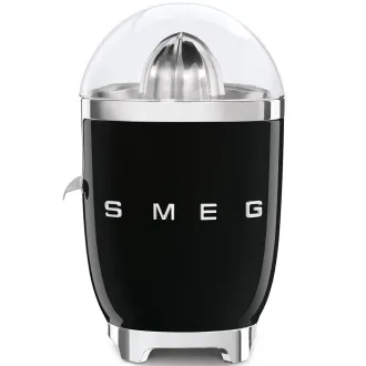 Smeg CJF11BLEU sokovnik za agrume, 70 W, ročni pritisk, univerzalni stožec iz nerjavečega jekla, črn