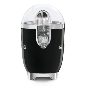Smeg CJF11BLEU sokovnik za agrume, 70 W, ročni pritisk, univerzalni stožec iz nerjavečega jekla, črn