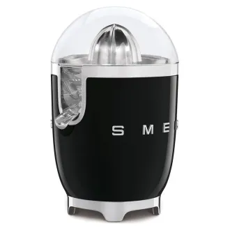 Smeg CJF11BLEU sokovnik za agrume, 70 W, ročni pritisk, univerzalni stožec iz nerjavečega jekla, črn