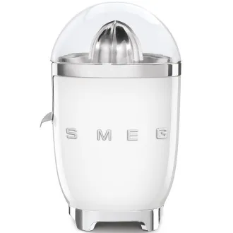 Smeg CJF11WHEU sokovnik za agrume, 70 W, ročni pritisk, univerzalni stožec iz nerjavečega jekla, bel