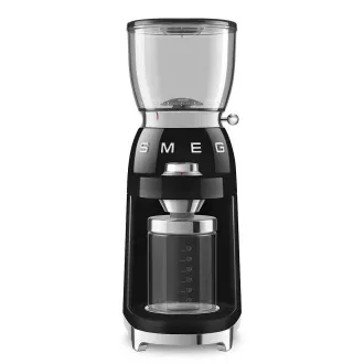 Smeg CGF11BLEU mlinček za kavo, 150 W, nastavljiva grobost, mlinček iz nerjavečega jekla, tritanska posoda, črna Smeg CGF11BLEU mlinček za kavo, 150 W, nastavljiva grobost, mlinček iz nerjavečega jekla, tritanska posoda, črna