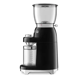 Smeg CGF11BLEU mlinček za kavo, 150 W, nastavljiva grobost, mlinček iz nerjavečega jekla, tritanska posoda, črna Smeg CGF11BLEU mlinček za kavo, 150 W, nastavljiva grobost, mlinček iz nerjavečega jekla, tritanska posoda, črna