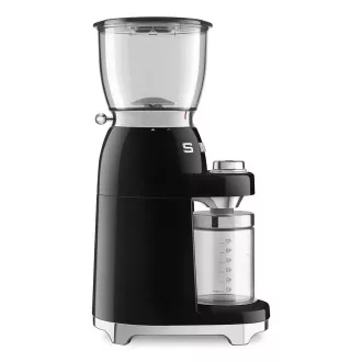 Smeg CGF11BLEU mlinček za kavo, 150 W, nastavljiva grobost, mlinček iz nerjavečega jekla, tritanska posoda, črna Smeg CGF11BLEU mlinček za kavo, 150 W, nastavljiva grobost, mlinček iz nerjavečega jekla, tritanska posoda, črna