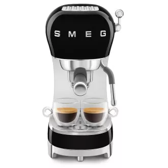Smeg ECF02BLEU aparat za espresso, vzvod, 1350 W, 15 barov, termoblok, pasivni grelnik skodelic, črn Smeg ECF02BLEU aparat za espresso, vzvod, 1350 W, 15 barov, termoblok, pasivni grelnik skodelic, črn