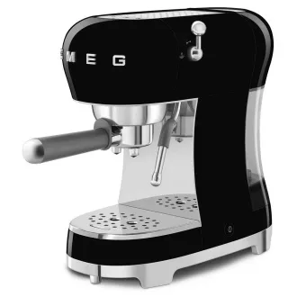 Smeg ECF02BLEU aparat za espresso, vzvod, 1350 W, 15 barov, termoblok, pasivni grelnik skodelic, črn Smeg ECF02BLEU aparat za espresso, vzvod, 1350 W, 15 barov, termoblok, pasivni grelnik skodelic, črn