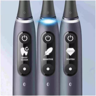 Oral-B iO7 Black Onyx električna zobna ščetka, magnetna, 5 načinov, časovnik, senzor pritiska, etui, črna Oral-B iO7 Black Onyx električna zobna ščetka, magnetna, 5 načinov, časovnik, senzor pritiska, etui, črna