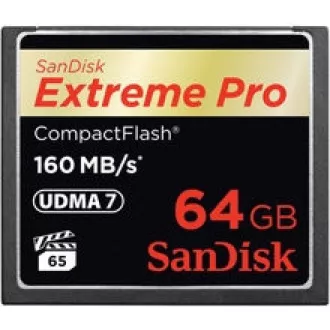 SanDisk Compact Flash 64 GB Extreme Pro (160 MB/s) VPG 65, UDMA 7