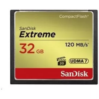 SanDisk Compact Flash 32 GB Extreme (R:120/W:85 MB/s) UDMA7