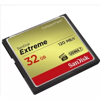SanDisk Compact Flash 32 GB Extreme (R:120/W:85 MB/s) UDMA7