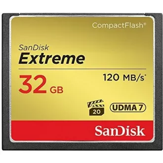 SanDisk Compact Flash 32 GB Extreme (R:120/W:85 MB/s) UDMA7