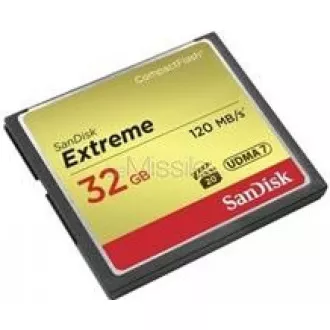SanDisk Compact Flash 32 GB Extreme (R:120/W:85 MB/s) UDMA7