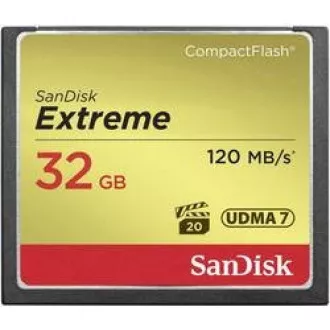 SanDisk Compact Flash 32 GB Extreme (R:120/W:85 MB/s) UDMA7