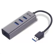 i-tec USB 3.0 Metal HUB 3 vrata   Gigabit Ethernet adapter