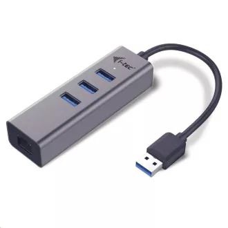 i-tec USB 3.0 Metal HUB 3 vrata Gigabit Ethernet adapter i-tec USB 3.0 Metal HUB 3 vrata Gigabit Ethernet adapter