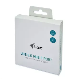 i-tec USB 3.0 Metal HUB 3 vrata Gigabit Ethernet adapter i-tec USB 3.0 Metal HUB 3 vrata Gigabit Ethernet adapter