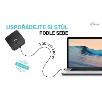 i-tec USB-C HDMI   Dual DP Docking Station   Power Delivery 100 W
