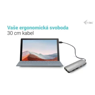 i-tec USB-C Metal Nano 2x HDMI Priključna postaja, PD 100W