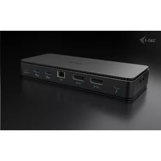 i-tec Thunderbolt4 2x Display Docking Station Gen3, 7x USB, 2,5 GLAN, PowerDelivery 92 W