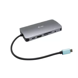 i-tec USB-C Metal Nano Dock HDMI/VGA z LAN   Power Delivery 100W   Polnilec 100W (paket)