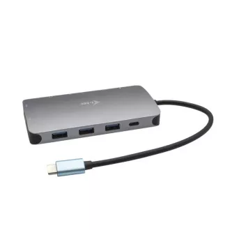 i-tec USB-C Metal Nano Dock HDMI/VGA z LAN   Power Delivery 100W   Polnilec 100W (paket)