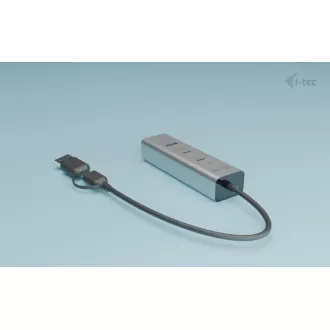 i-tec Univerzalni polnilni kovinski razdelilnik 2x USB-C   2x USB-A, PD 85W
