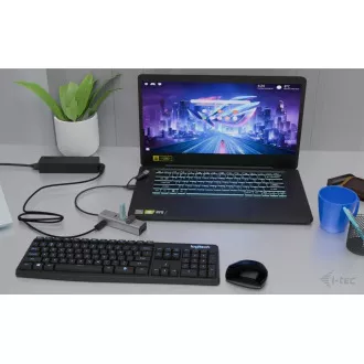 i-tec Univerzalni polnilni kovinski razdelilnik 2x USB-C   2x USB-A, PD 85W