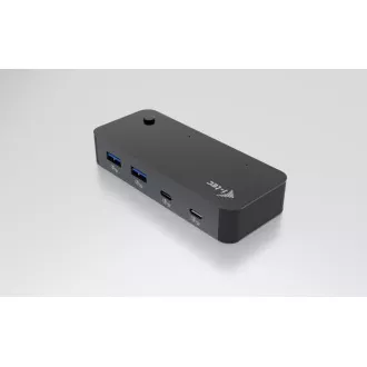 i-tec univerzalni KVM HUB 2x USB-C   2x USB-A 3.0 vrata