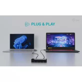 i-tec univerzalni KVM HUB 2x USB-C   2x USB-A 3.0 vrata