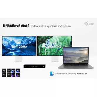 Priključna postaja i-tec Thunderbolt4 3x Display, Power Delivery 96W
