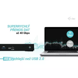 Priključna postaja i-tec Thunderbolt4 3x Display, Power Delivery 96W
