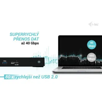 Priključna postaja i-tec Thunderbolt4 3x Display, Power Delivery 96W Priključna postaja i-tec Thunderbolt4 3x Display, Power Delivery 96W