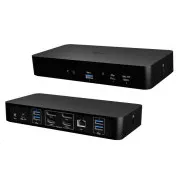 i-tec Univerzalna inteligentna priklopna postaja z dvema zaslonoma, Power Delivery 100 W