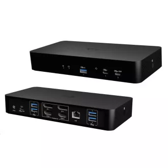 i-tec Univerzalna inteligentna priklopna postaja z dvema zaslonoma, Power Delivery 100 W