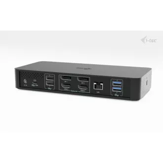 i-tec Univerzalna inteligentna priklopna postaja z dvema zaslonoma, Power Delivery 100 W